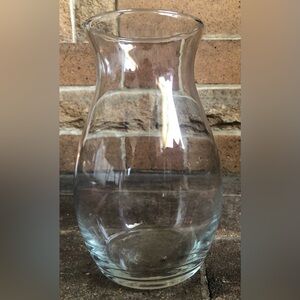 Glass Vase 7” Tall Unmarked